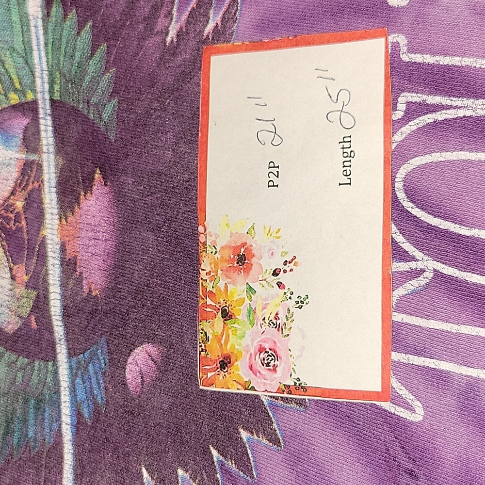 JOURNEY Tour 1979 purple Tye Dye Graphic Tee - Picture 4 of 4
